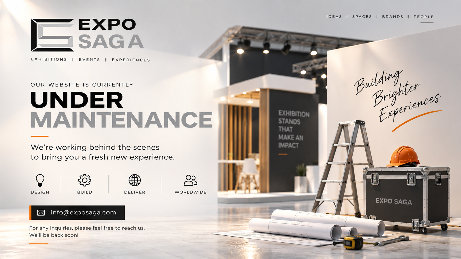 Expo Saga website is currently under maintenance